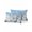 blue, variant on Waterproof Outdoor Throw Pillows with Inserts 16"x16", Blue Ombre Butterfly Soft Decorative Pillowcases for Couch Bedroom, Pastoral Farmhouse Butterflies Pillow Covers for Sofa Living Room