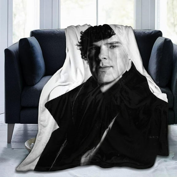 Benedict Cumberbatch Blanket Bedding Fleece Blanket Soft Throw Blankets Lightweight Anti-Static Blanket - 3 Sizes
