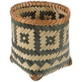 thumbnail image 1 of Cesta de bambú de 1 PC Cesta de desecho para el hogar Cesta de almacenamiento creativo de almacenamiento, 1 of 5
