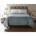thumbnail image 4 of Velvet Plush Blanket 96" x 108", King, Gray, Soft Cozy, 4 of 4