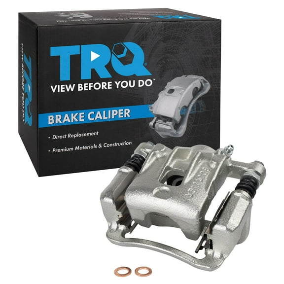 TRQ Rear Left Brake Caliper w/Bracket Drivers Side Compatible with 2008-2010 Hyundai Sonata
