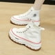 thumbnail image 3 of Zapatos De Lona De Caña Alta Para Mujer, Zapatillas Clásicas Con Cordones Y Plataforma, Zapatos Para Exteriores Para Mujer Que Combinan Con Todo, 3 of 3