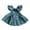 Green, variant on Zwiiyzr 2-7 Years Toddler Girl Cotton Linen Dress Flutter Sleeve Baby Backless Dress V Back Bowknot Ruffle Dress Casual Party Gownes Green