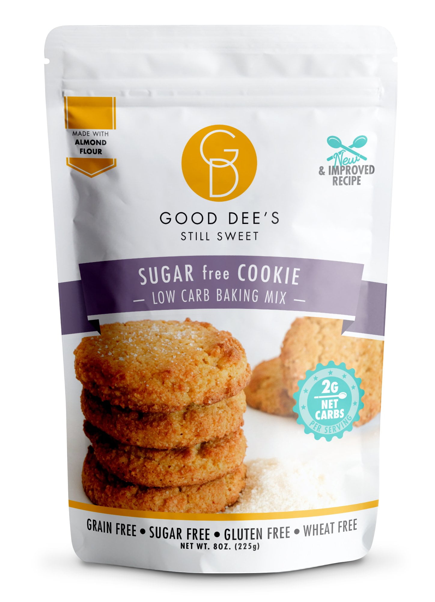 Good Dee's Sugar Free Cookie Mix Low Carb Keto Baking Mix (2g Net