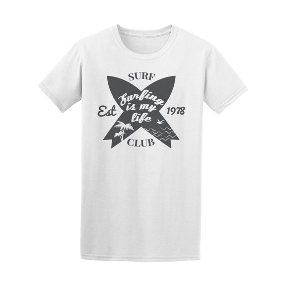 Surf Club Est. 1978 Tee Men's -Image by Shutterstock