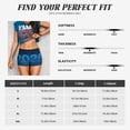 thumbnail image 3 of Kdxio Happy New Year 2025 A Print Workout Shorts for Women Seamless Soft Smooth Gym Yoga Scrunch Active Shorts, 3 of 5