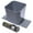 Gray, variant on HAUSSIMPLE Car Trash CanWaterproof Plastic Garbage Bin Organizer with Trash Bags