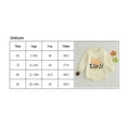 thumbnail image 4 of Douhoow Thanksgiving Baby Turkey Romper Long Sleeve Sweatshirt Jumpsuit Fall Tops, 4 of 9