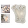 thumbnail image 1 of Molde de silicona para tartas de Conejo de Pascua Macarena, 1 of 6