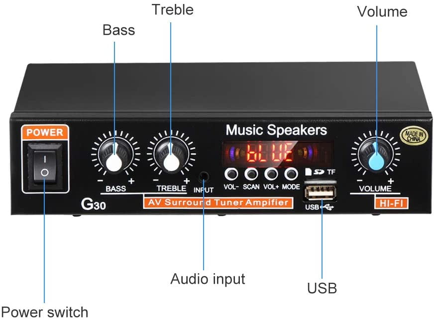 car pa system with aux input