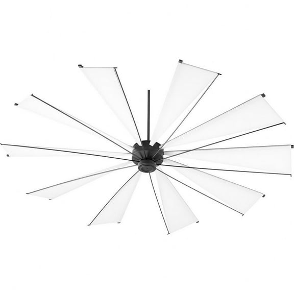 Quorum Lighting - 92``Ceiling Fan - Mykonos - Ceiling Fan in Soft Contemporary