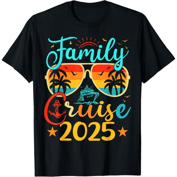 Family Cruise 2025 Summer Vacation Matching Family Cruise T-Shirt