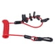 thumbnail image 2 of Cordón de seguridad para interruptor de motor de barco, cable de resorte de parada de emergencia de PU para reemplazo, 2 of 14