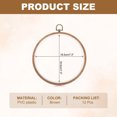 thumbnail image 2 of Uxcell 12 Pieces 7.3" Embroidery Hoops Frame Imitated Wood Circle Cross Stitch Hoop Ring for Embroidery Art Craft Handy Sewing Decoration, 2 of 8