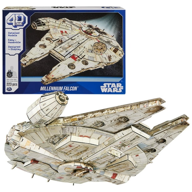 Maqueta Spin Master Games 4D Build Star Wars Millennium Falcon
