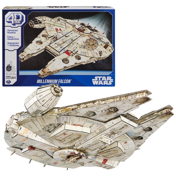 Maqueta Spin Master Games 4D Build Star Wars Millennium Falcon