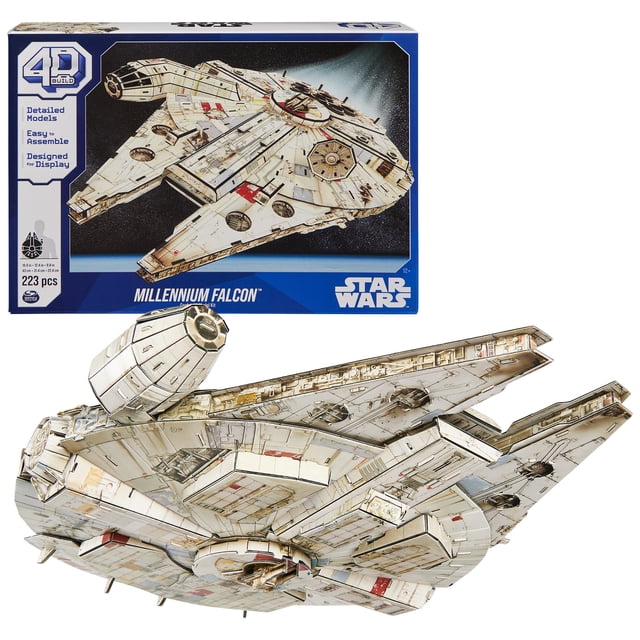 Maqueta Spin Master Games 4D Build Star Wars Millennium Falcon