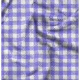 thumbnail image 1 of Soimoi Satin Silk Fabric Gingham Check Print Sewing Fabric Yard 42 Inch Wide, 1 of 5
