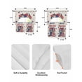 thumbnail image 6 of 4th of July Kitchen Curtains Sets 36 Inch Length with Valance, Independence Day Blue Red Spring Floral Rustic Swag Valances and Tiers Curtain Set Drapes Swag Curtains for Living Room, Bathroom, 6 of 6