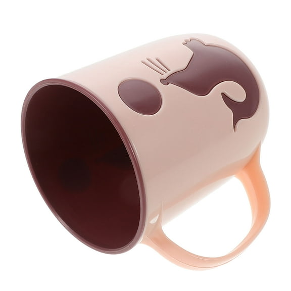 HOMEMAXS Dolphin Toothbrush Cup Plastic Tooth Brushing Mug Toothbrush Cup Mouth Washing Cup Reusable Unbreakable Toothbrush Storage Cup