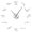 Silver,27inch, variant on Swimming Sport 3D DIY Wall Clock Unique Gift For Swimmer Mirror Surface Quiet Sweep Clock Watch Athlete Fashion Home Decoration(Silver,27inch)