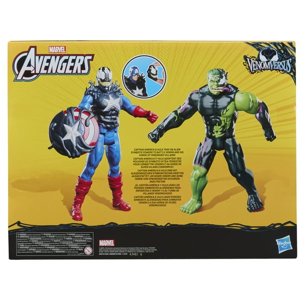 Marvel Avengers VenomVersus Titan Hero Series Venomized Captain