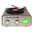 thumbnail image 1 of Compact Desktop Radio with AM, , And SW Capabilities, Wireless And MP3 Support, Vintage Design, Excellent Audio Quality, Powered by Batteries Or USB, Compatible with TF Cards And USB Playback, 1 of 9