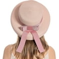 thumbnail image 6 of Womens Sun Straw Hat Summer UV Protection Travel Foldable Brim Bucket Hat Vintage Cloche Beach Fishing Cap, 6 of 6