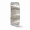 thumbnail image 3 of Edward Mirell Titanium & Sterling Silver .10ctw Dia 10mm Ring, 3 of 4