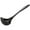 Black, variant on Hutzler 11-Inch Melamine Soup Ladle, BPA Free and Heat Resistant Serving Spoon - Gray
