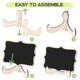 thumbnail image 2 of Mini Chalkboard Sign 20 Pack Food Labels for Party Buffet, Wooden Small Chalk Board Signs with Easel, 2 of 5