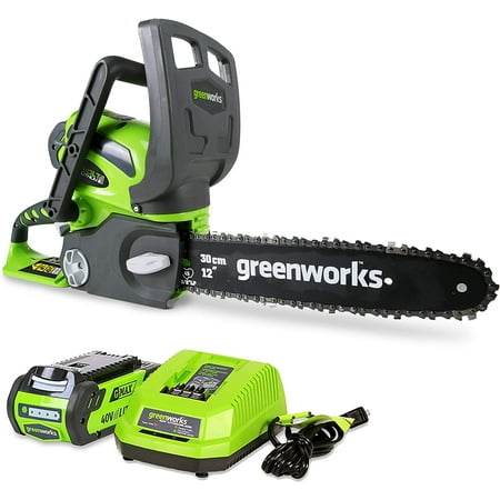 40V 16 Inch Cordless Chainsaw with Tool-less Chain Tension System ...