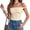 Beige, variant on Womens Off The Shoulder Top Sleeveless Slim Fit Stretchy Tank Top Y2k Casual T Shirts