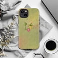 thumbnail image 6 of Vintage Floral Vase Phone Case, Soft Green Background with Retro Lamp and Candle Illustration, Protective Cover for iPhone 16 15 14 13 12 11 Pro Max Mini, 6 of 6