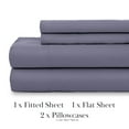 thumbnail image 7 of Southshore Fine Living, Inc. 3-Piece King Size Sheets Deep Pocket Set, Microfiber Bedding, Denim, 7 of 7