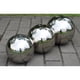 thumbnail image 3 of Adorno Decorativo Del Espejo Reflectante Del Jardín Del Acero Inoxidable de Las Que - plata1 12cm shamjiam Esfera del ornamento del jardín, 3 of 8