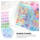 thumbnail image 3 of 8 hojas de pegatinas autoadhesivas de colores para manualidades, tarjetas de felicitación, 3 of 7