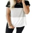 thumbnail image 1 of T-shirt d'Allaitement de Maternité pour Femmes, Hauts d'Allaitement, Manches Courtes, 1 of 5