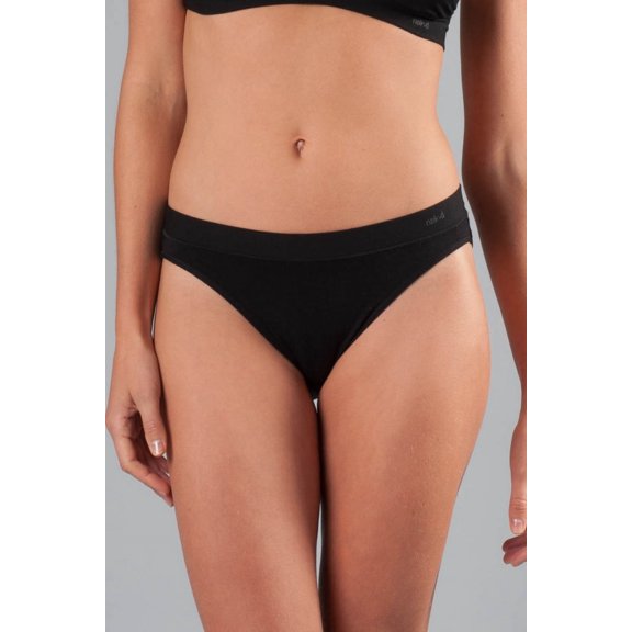 Women's Naked W120210 Luxury Modal Modern Brief Panty (Black S)