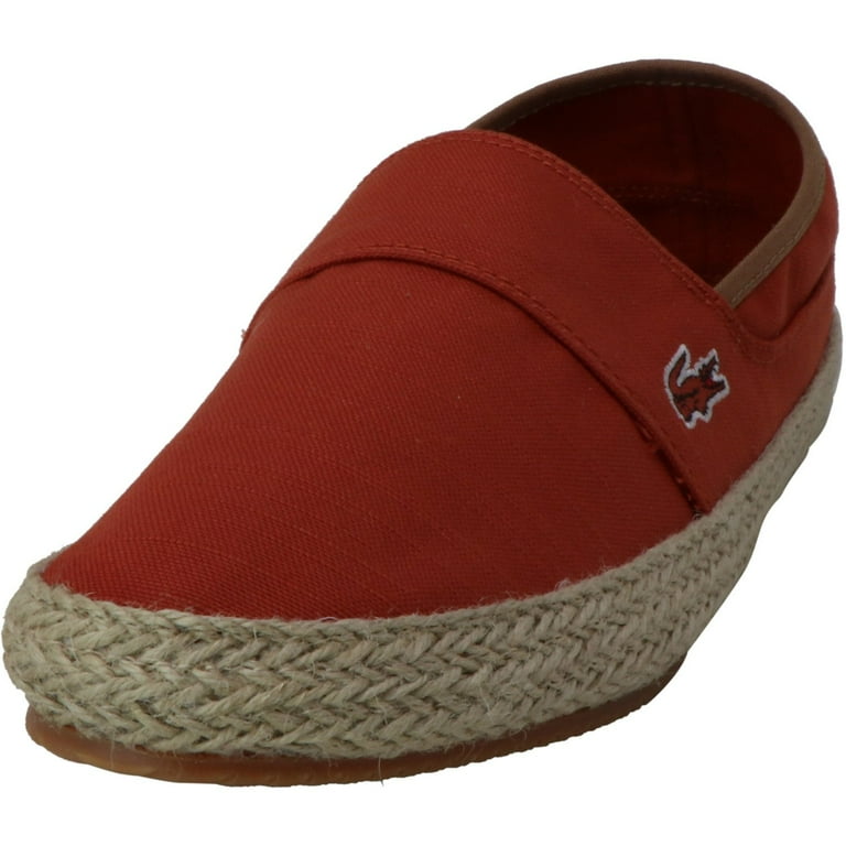 Lacoste men's marice canvas loafer clearance