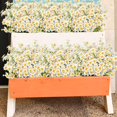 thumbnail image 5 of 10 Bundles Artificial Daisies Flowers Outdoor, Fake Plastic Plants UV Resistant Faux Greenery for Hanging Planters Window Box Front Porch Indoor Outside Decorations (White), 5 of 5