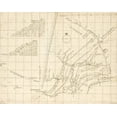 thumbnail image 2 of Unknown 24x20 White Modern Wood Framed Museum Art Print Titled - Pennsylvania -1755, 2 of 4