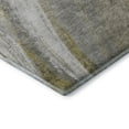 thumbnail image 3 of Addison Rugs Mayfield Premium Machine Washable Transitional Swirls Pewter Round Rug, 8' X 8' Machine Washable Transitional Swirls Pewter Oversized Sherpa Throw Blanket, 3 of 6