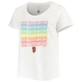 thumbnail image 2 of Women's White San Francisco Giants Plus Size Pride Scoop Neck T-Shirt, 2 of 3