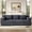 Dark Grey, variant on 3-Seater Cloud Couch for Living Room, Oversized Corduroy Floor Sofa with Memory Foam & 3 Pillows, Compressed Boneless Couch