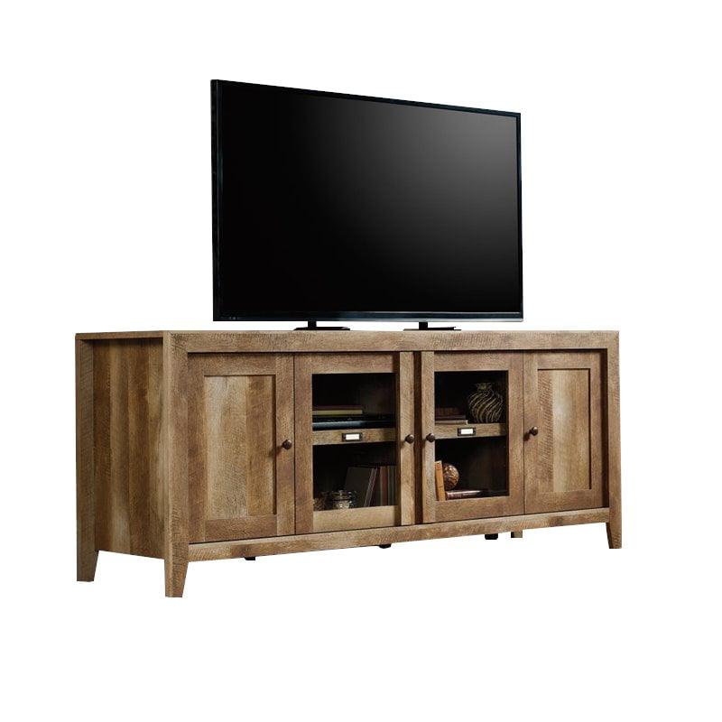 Sauder Dakota Pass Tv Stand In Craftsman Oak Walmart Com Walmart Com