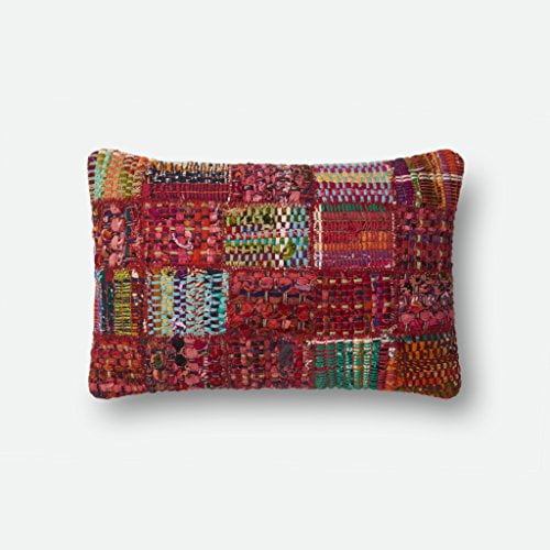 Loloi P0535 Wool, Cotton Pillow Cover w/Polyester Fill