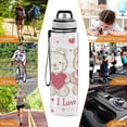 thumbnail image 7 of Qxltty Valentine Teddy Bear Water Bottle 32 oz with Straw BPA Free Reusable Fitness Sport Bottle Perfect for Travel School Outdoors and Gym, 7 of 7