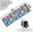 thumbnail image 5 of Yayeee Runner Rug for Bedroom 2'x6' Machine Washable Hallway Non Slip Mat, Colorful Geometric Pattern, 5 of 8