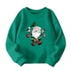 thumbnail image 4 of Blusas y camisas de manga larga con cuello redondo para niños Estampados navideños de manga larga Casual Suelto Forro polar para mayor calidez Sudadera con capucha de manga larga con cuello redondo pa, 4 of 4